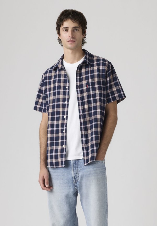 Levi's® SUNSET - Shirt - sintra plaid v2 dress blues