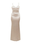WAL G PETITE MADALINE HEART NECKLINE MAXI