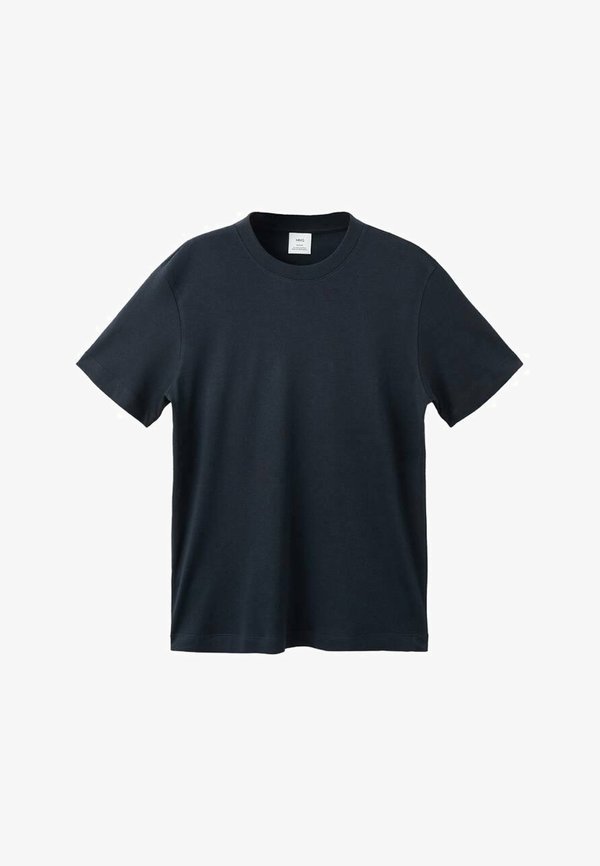 Mango ADULT - Basic T-shirt - marineblau