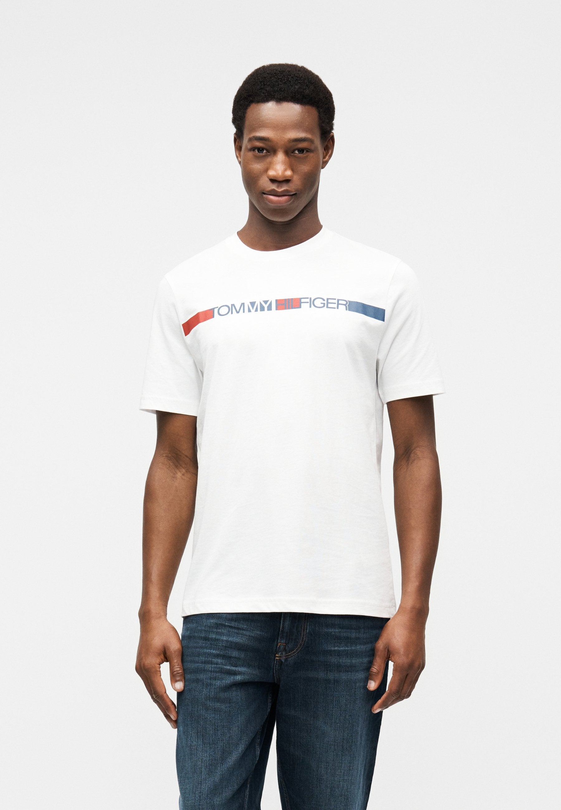 LOGO STRIPE JERSEY T-SHIRT Media 3