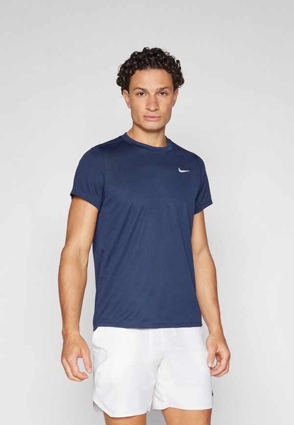 Nike Performance Sports T-shirt - obsidian/white