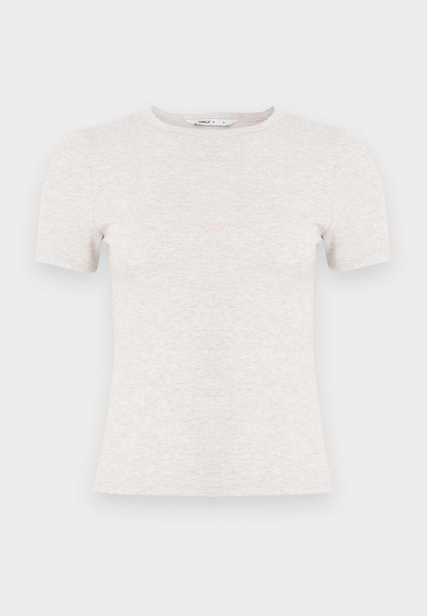 ONLY ONLJUNE S/S TEE JRS NOOS - Basic T-shirt - pumice stone melange
