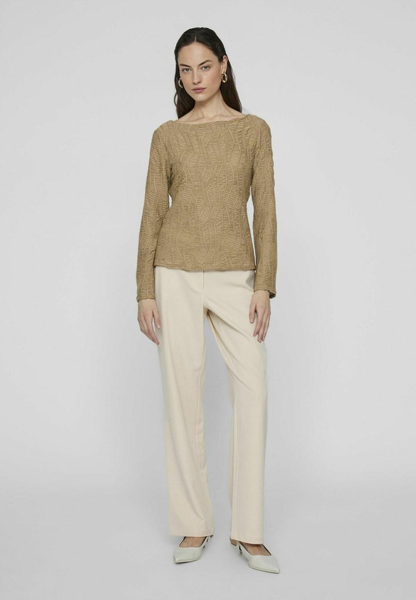 VILA Long sleeved boatneck