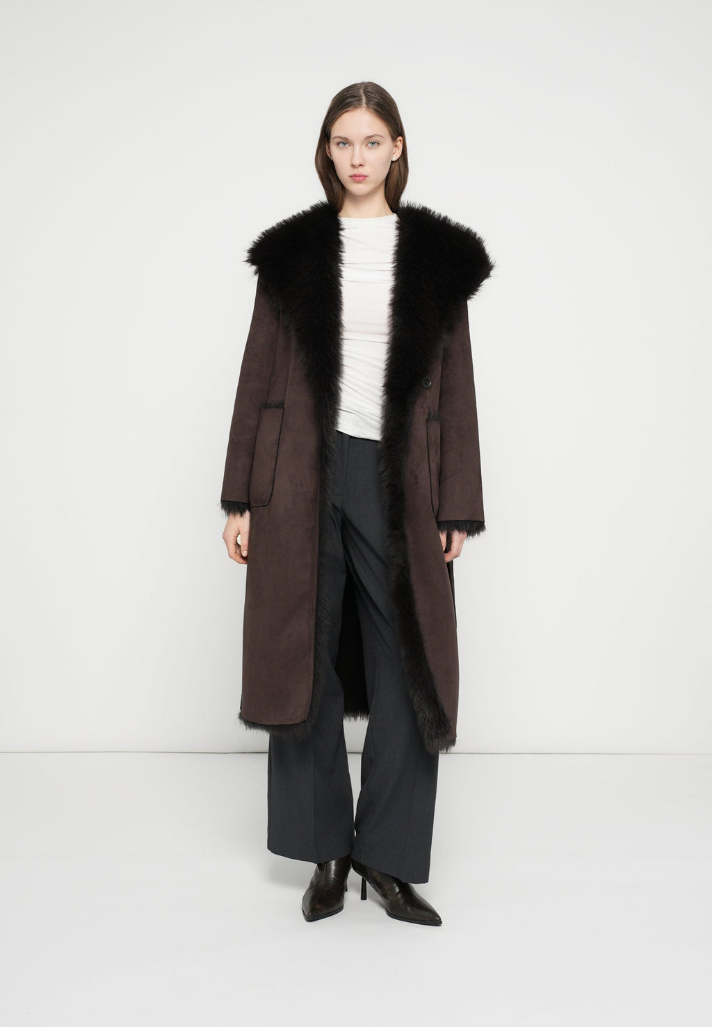 Abercrombie & Fitch REVERSIBLE LONG COAT