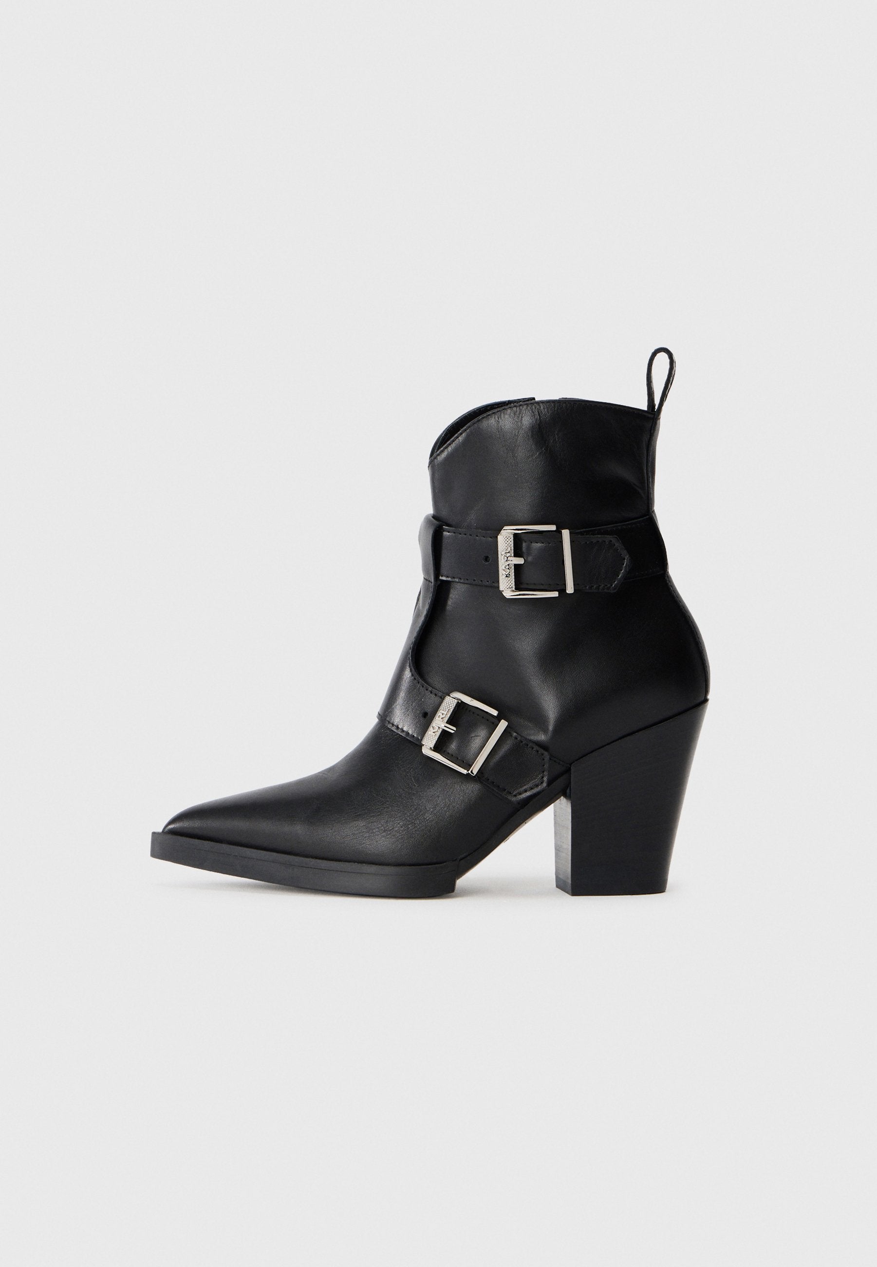 KARL LAGERFELD Cowboy-/Bikerstiefelette Media 1