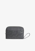 Tommy Hilfiger FLAG POUCH UNISEX - Clutch - dark grey