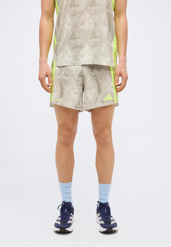 adidas Performance LABRUM GEL - Sports shorts - sesame/solar yellow