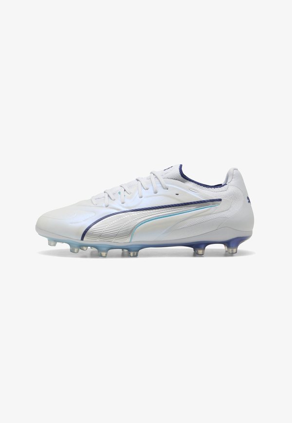 Puma KING 20 ULTIMATE FG/AG FUSSBALLSCHUHE - Firm-ground football boots - silver mist-blue jewel-vibrant blue