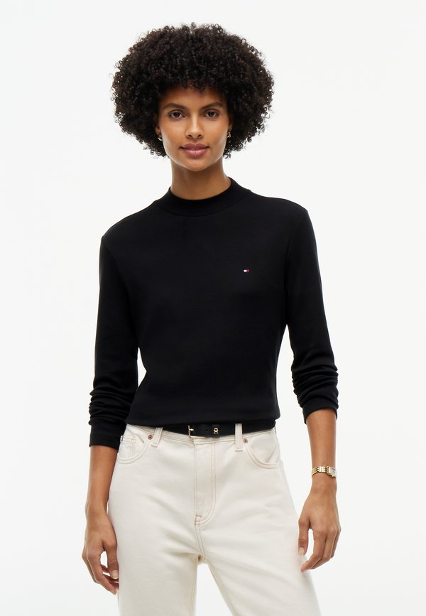 Tommy Hilfiger CODY MOCK - Long sleeved top - black