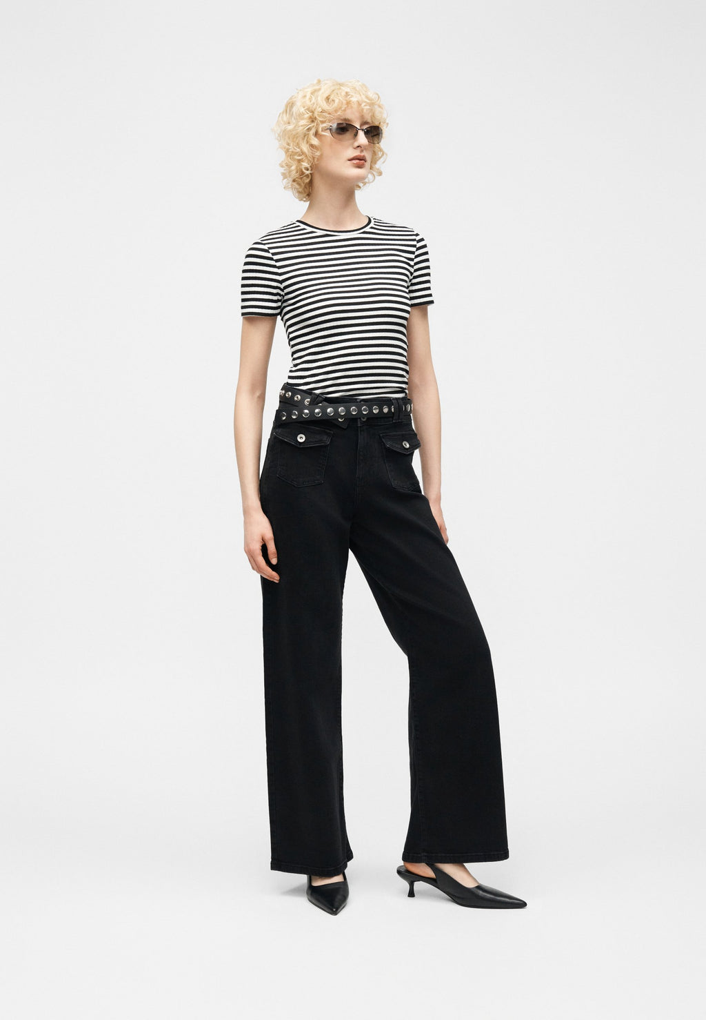 Wide-fit ONLHOPE High waist Wide Leg Fit Media 2
