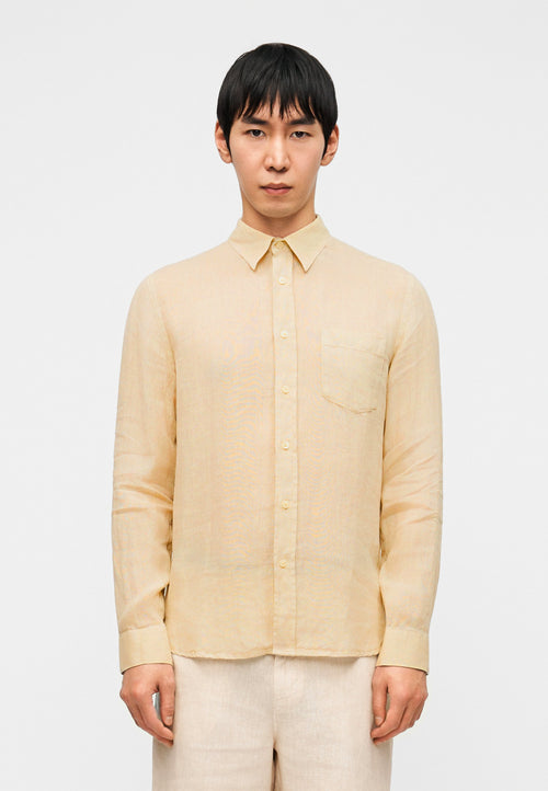 120% Lino LONG SLEEVE REGULAR FIT MEN SHIRT