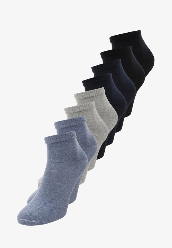s.Oliver UNISEX ESSENTIALS QUARTER 8PACK - Socks - stone mix