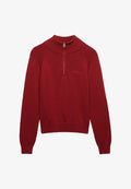 Superdry & Co ESSENTIAL HALF ZIP  - Jumper - bordeaux red