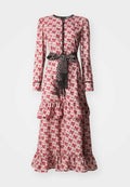 Sister Jane LATTICE FLORAL MIDI DRESS