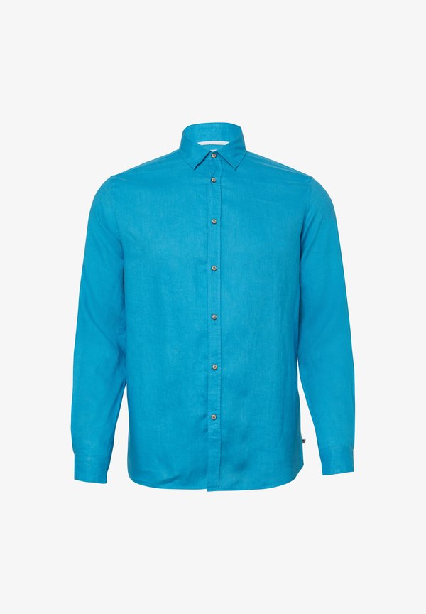 s.Oliver REGULAR FIT MIT KRAGEN - Shirt - türkis