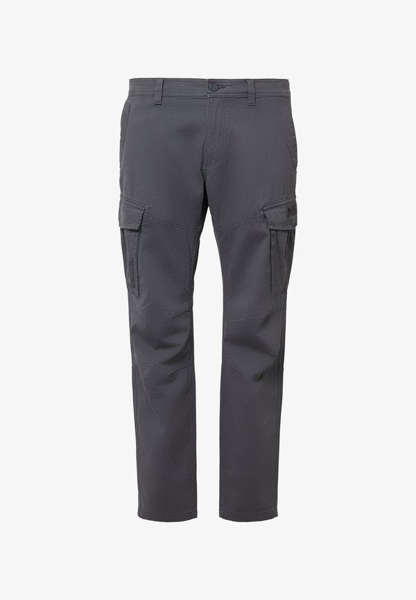 s.Oliver PHOENIX MIT WASCHUNG - Cargo trousers - schiefergrau