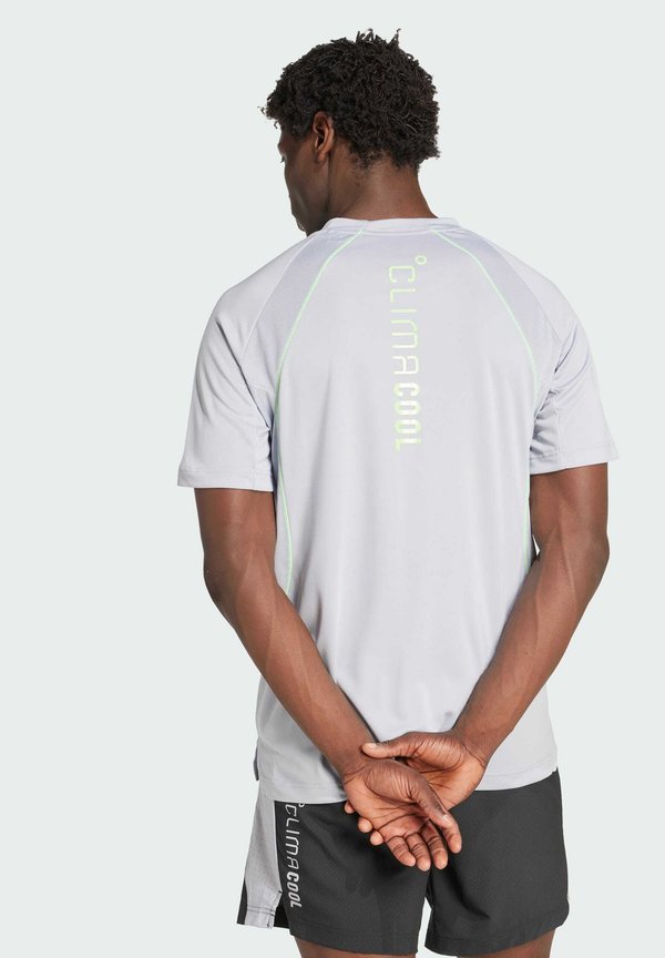 adidas Performance TEE - Print T-shirt - halo silver