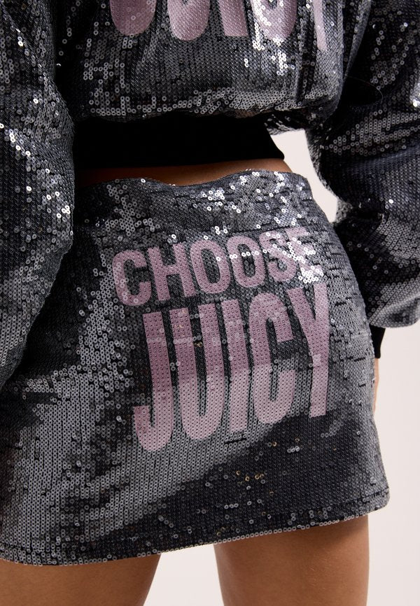 Juicy Couture SEQUIN BELT SKIRT