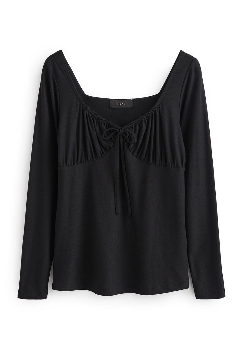 LONG SLEEVE SQUARE NECK T-SHIRT - Next - View 1