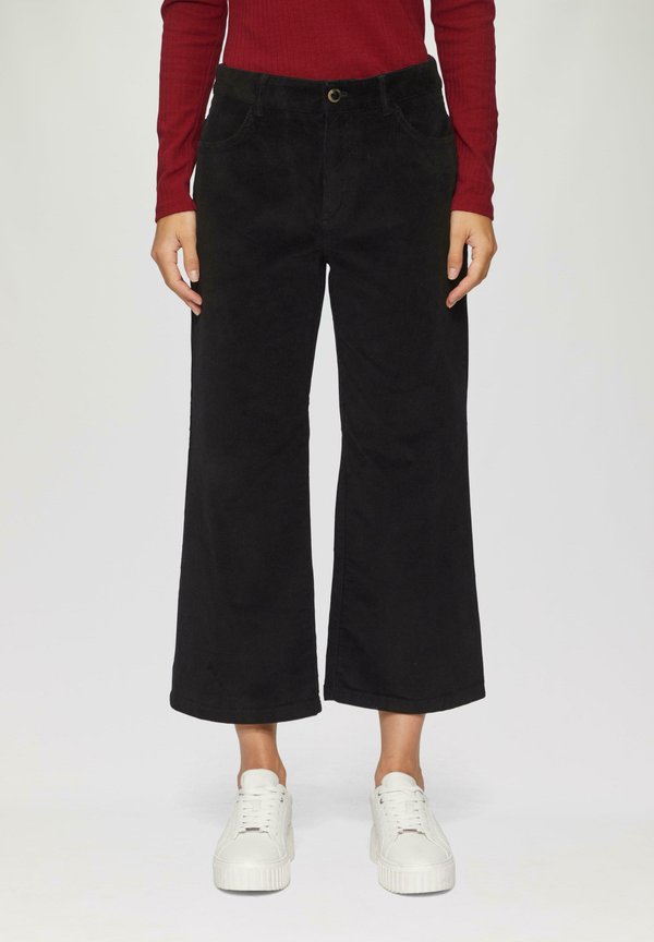 s.Oliver ELASTISCHE  - Trousers - schwarz