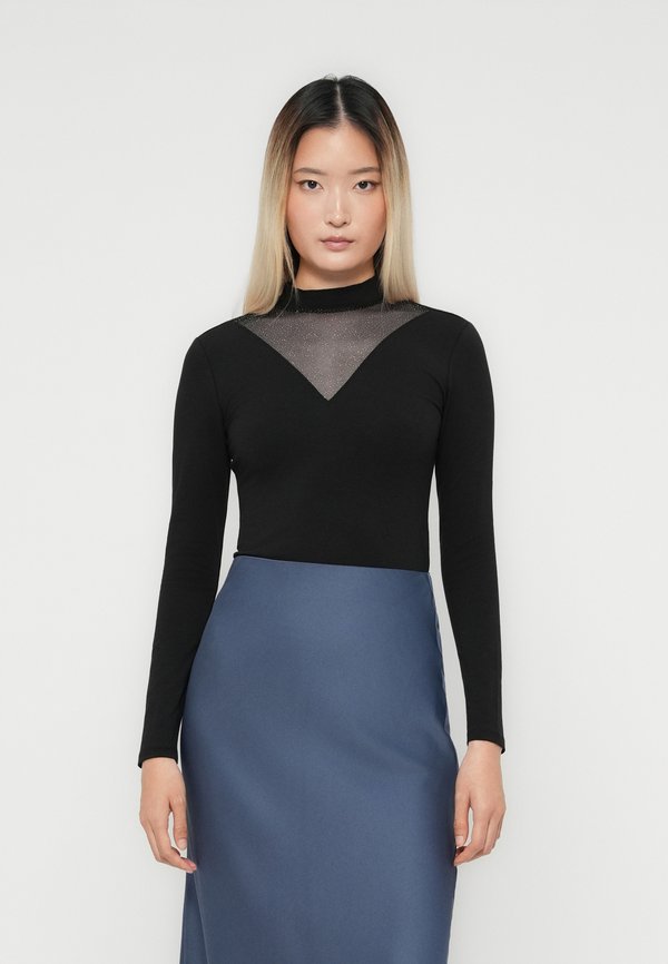 ONLY ONLLIVELOVE - Long sleeved top - black