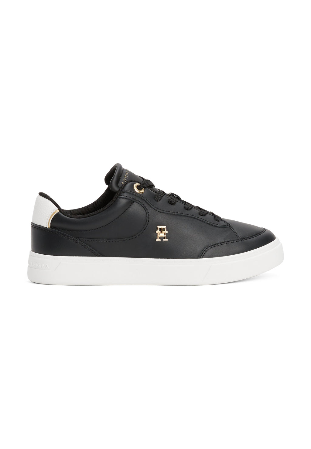 TH MONOGRAM LEATHER COURT TRAINERS Media 5
