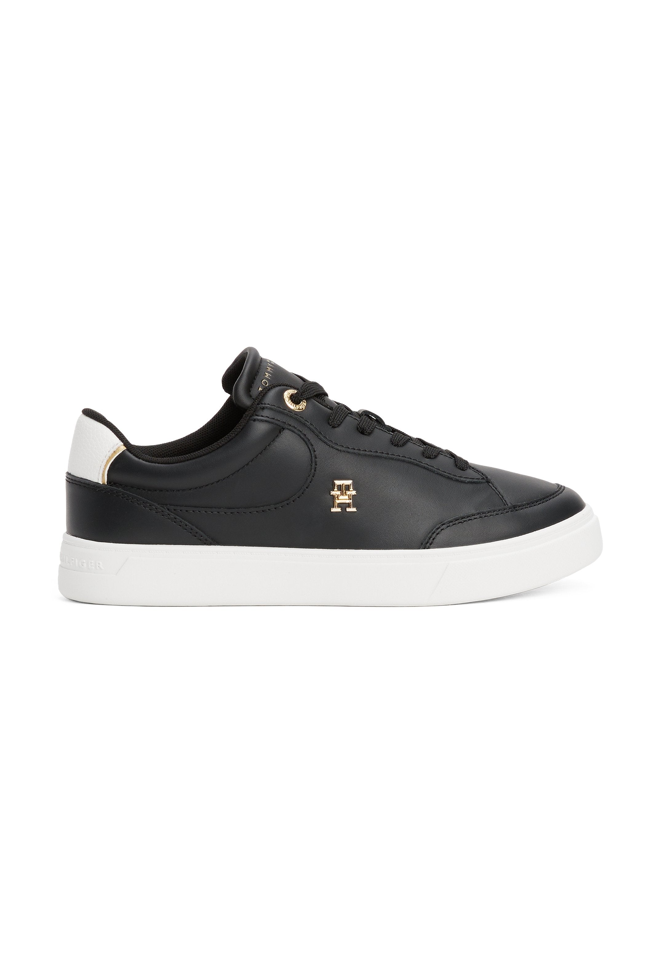 TH MONOGRAM LEATHER COURT TRAINERS Media 5
