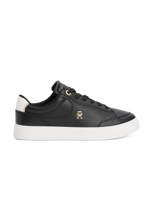 Tommy Hilfiger TH MONOGRAM LEATHER COURT TRAINERS