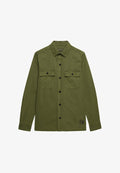 Superdry & Co MILITARY LONG SLEEVE - Shirt - olive khaki