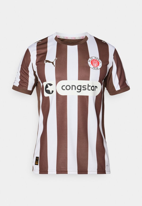 Puma FCSP HOME - Club wear - espresso brown/white