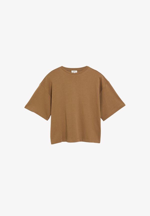 s.Oliver T-SHIRT - Basic T-shirt - dunkelbraun