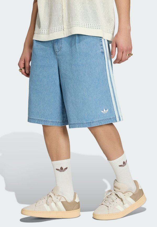 adidas Originals UNISEX - Denim shorts - light blue