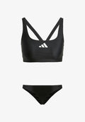 adidas Performance ADIDAS PERFORMANCE 3-STRIPES V-BACK BIKINI SET - Bikini - black white