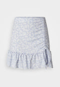 Gina Tricot RUCHED FRILL MINI SKIRT