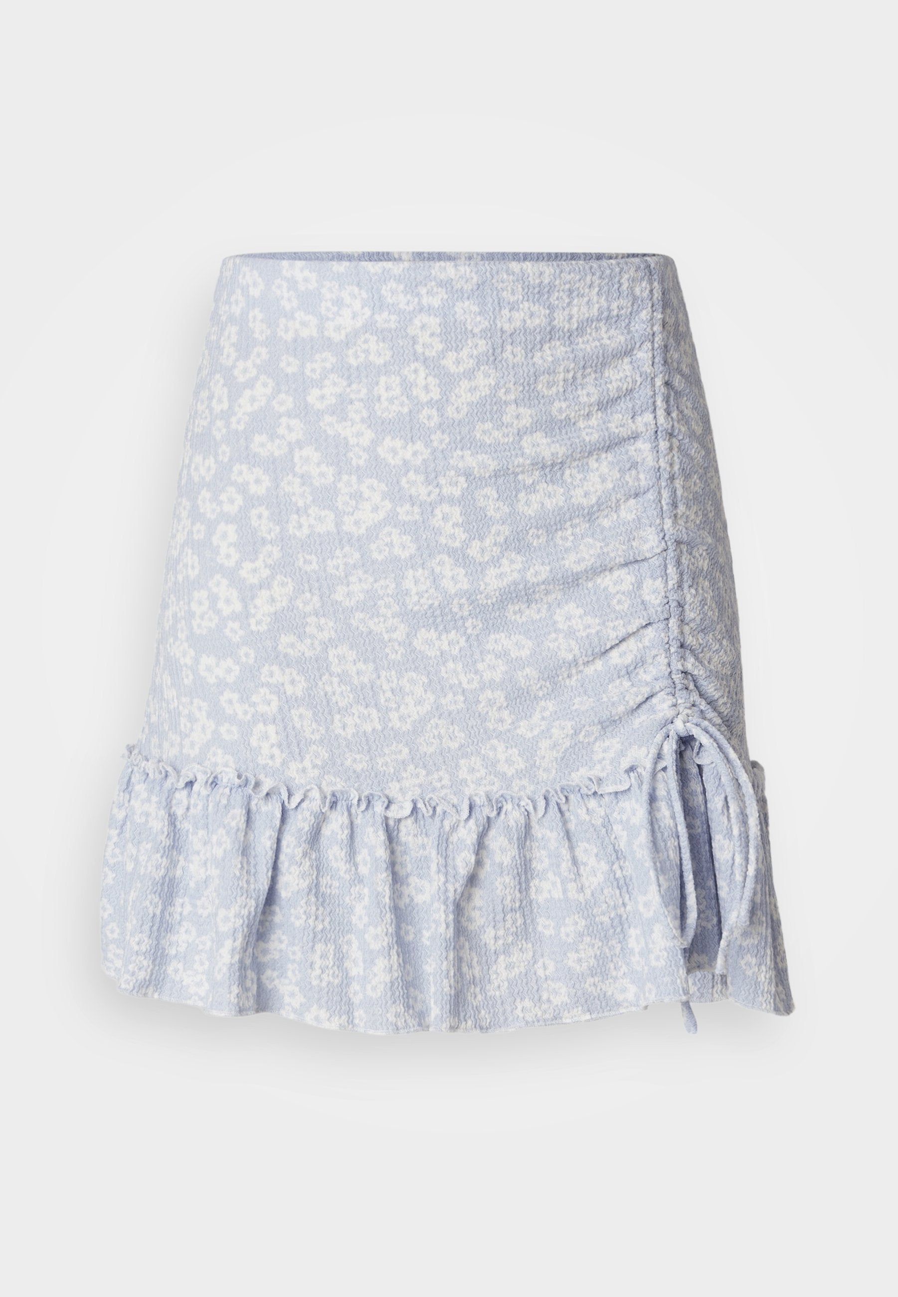 Gina Tricot RUCHED FRILL MINI SKIRT