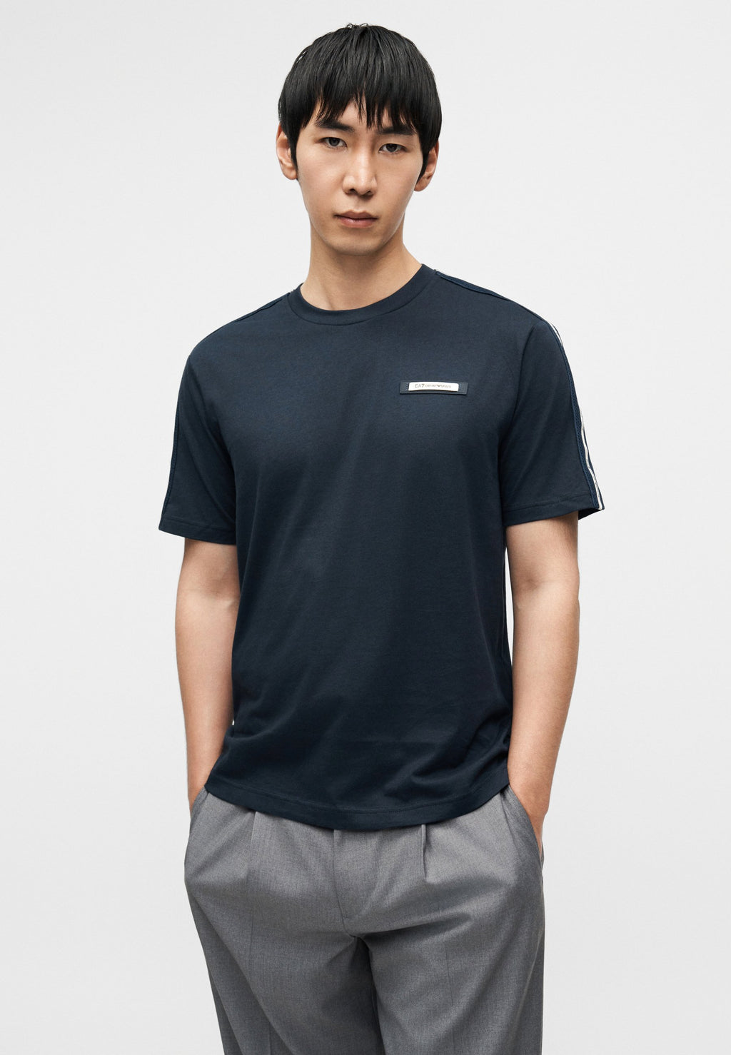 EA7 Emporio Armani TRAIN LOGO SERIES MAN TEE TAPE