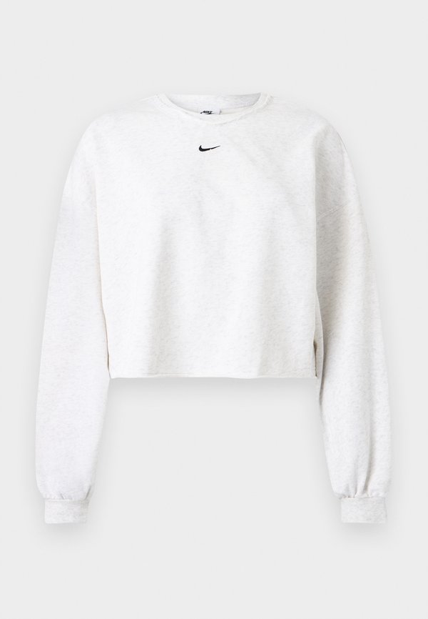 Nike Sportswear CHILL CREW - Sweatshirt - birch heather/black