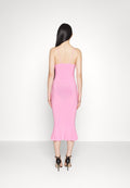 Norma Kamali SLIP FISHTAIL DRESS TO MIDCALF