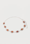 ONLY ONLHELLA BELT - Belt - silver-coloured/coffee bean