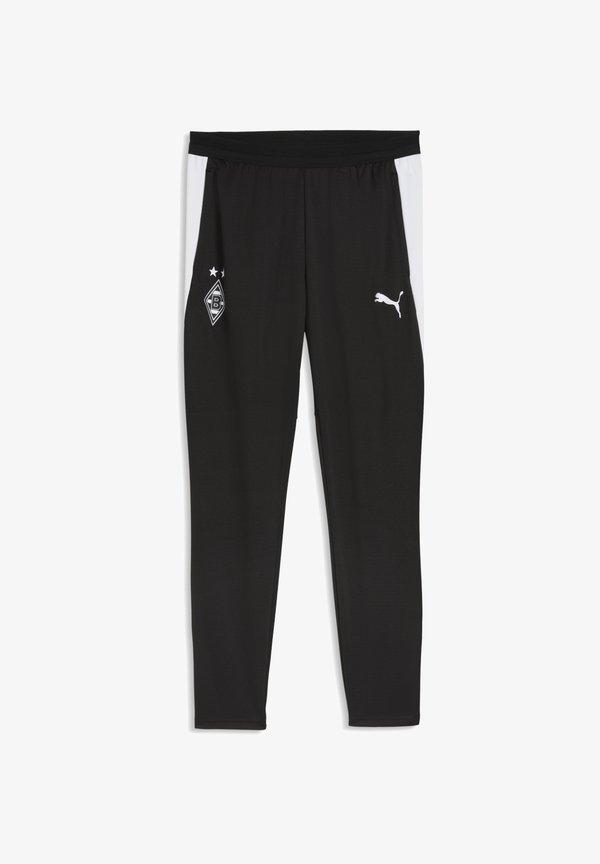 Puma BORUSSIA MÖNCHENGLADBACH SLIM TRAININGSHOSE - Club wear - black- white