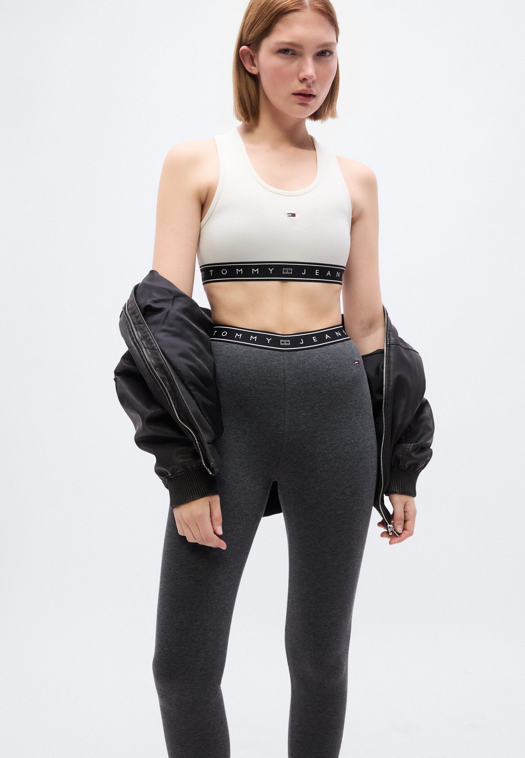 Tommy Jeans LOGO TAPE SLIM FULL LENGTH LEGGINGS