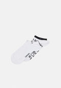 Calvin Klein Underwear SNEAKER ALL OVER PRINT 2 PACK - Sneaker socks - white