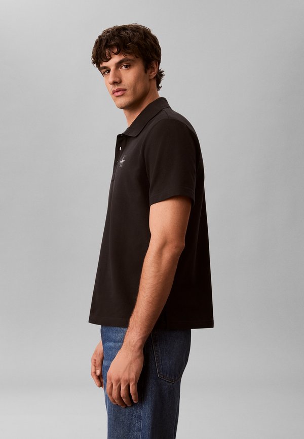 Calvin Klein Jeans EASY MONOLOGO CASUAL - Polo shirt - black