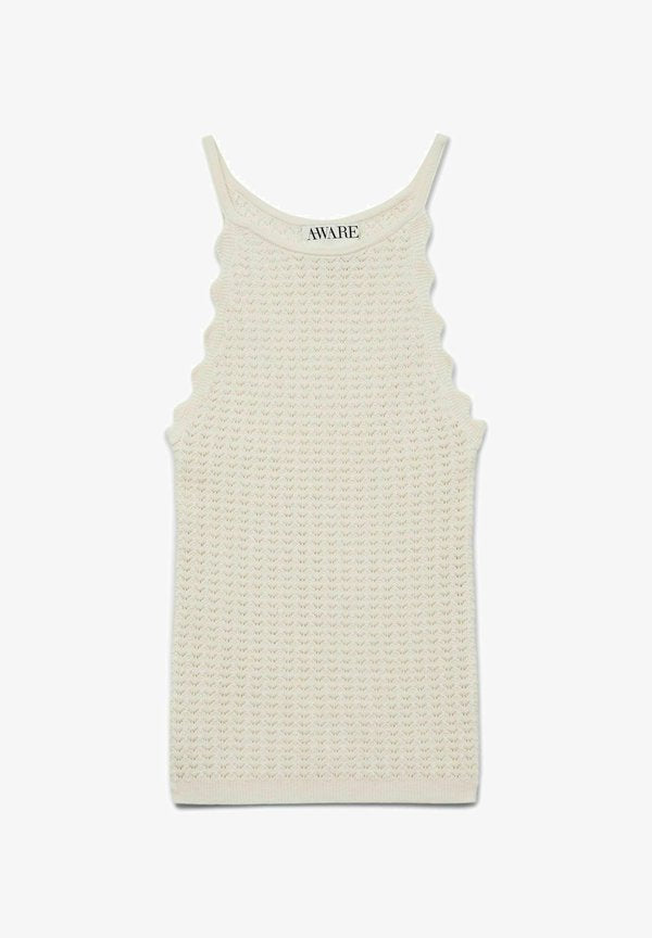 Vero Moda Knitted AWPANAMA Knit - Top - birch