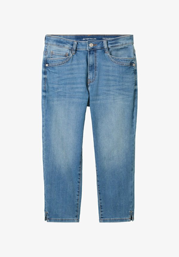 TOM TAILOR TTKATE Capri - Slim fit jeans - light stone wash denim
