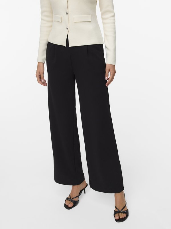 Vero Moda VMSTAR PANTS JRS GA NOOS - Trousers - black