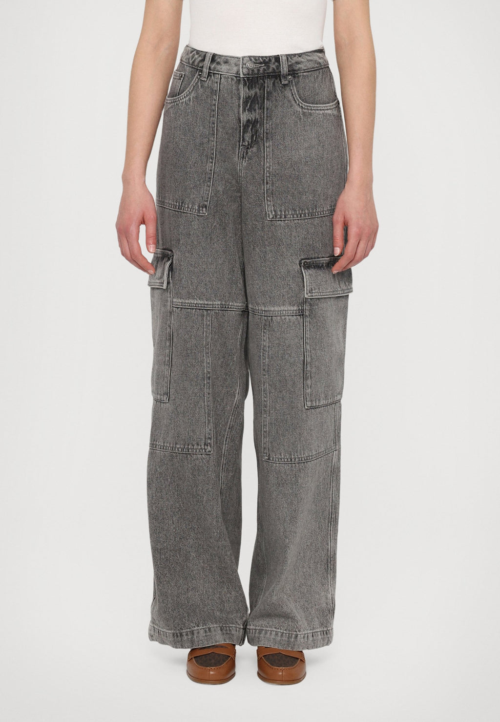 MICHAEL Michael Kors MID RISE WIDE JEANS