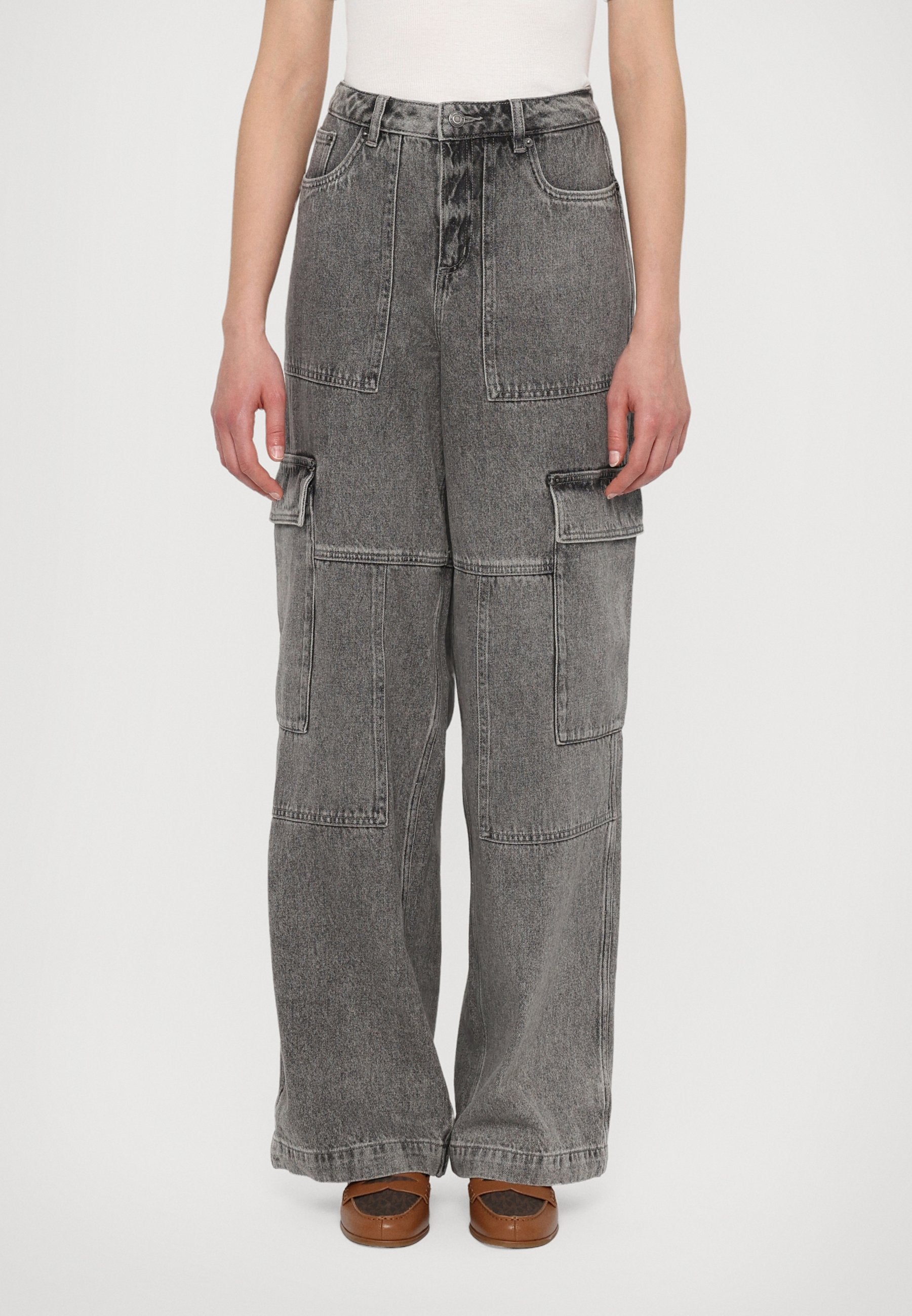 MICHAEL Michael Kors MID RISE WIDE JEANS