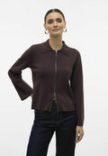 Vero Moda AWHANNA KNIT CARDIGAN - Cardigan - chocolate torte
