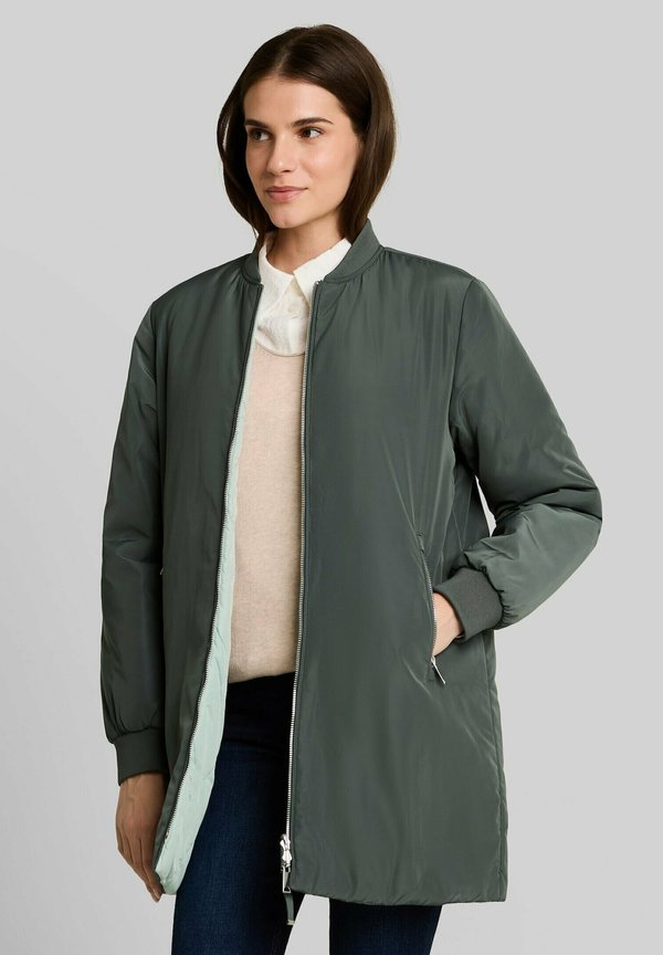 TOM TAILOR TOM TAILOR JACKEN 2-IN-1 WENDEJACKE MIT  BOMBERKRAGEN - Winter coat - darkest olive